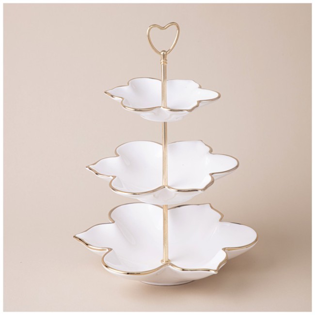 Этажерка 3-ярусная 25х5/20х4/15х3 см Lefard (763-151)