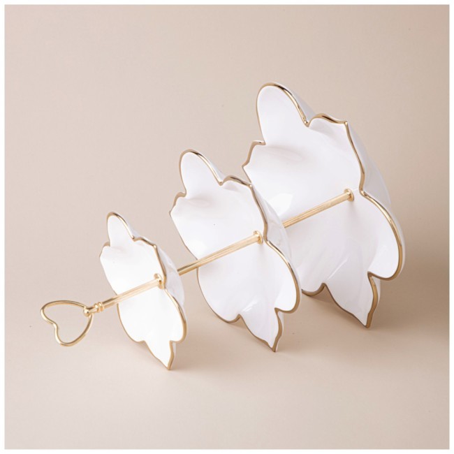 Этажерка 3-ярусная 25х5/20х4/15х3 см Lefard (763-151)