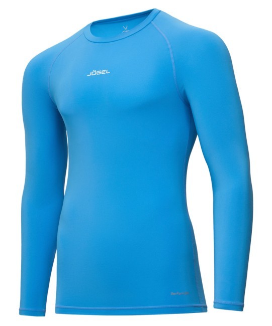 Футболка компрессионная с длинным рукавом JÖGEL PerFormDRY Baselayer LS Tee, голубой (2117533) Футболка компрессионная с длинным рукавом JÖGEL PerFormDRY Baselayer LS Tee, голубой (2117533)