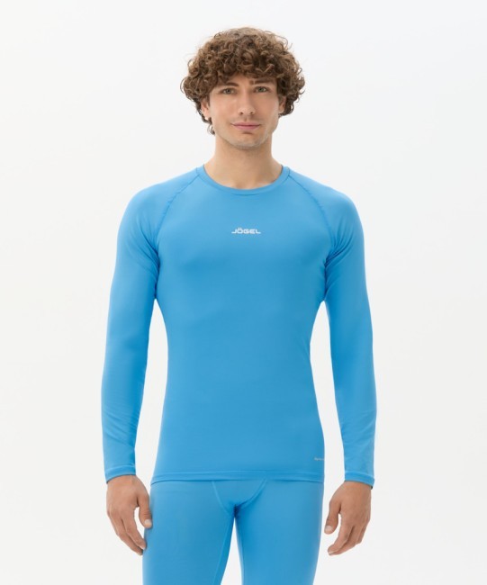 Футболка компрессионная с длинным рукавом JOGEL PerFormDRY Baselayer LS Tee, голубой (2117532) Футболка компрессионная с длинным рукавом JOGEL PerFormDRY Baselayer LS Tee, голубой (2117532)