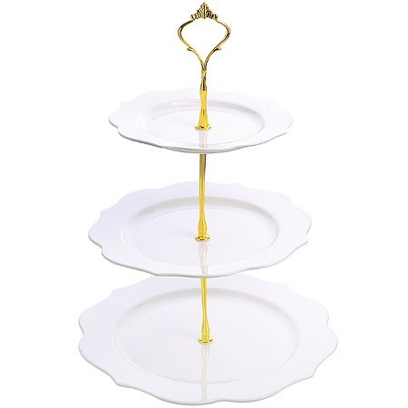 Конфетница 3ярус 18-23-26,5см фарфор LR (60006) Конфетница 3ярус 18-23-26,5см фарфор LR (60006)