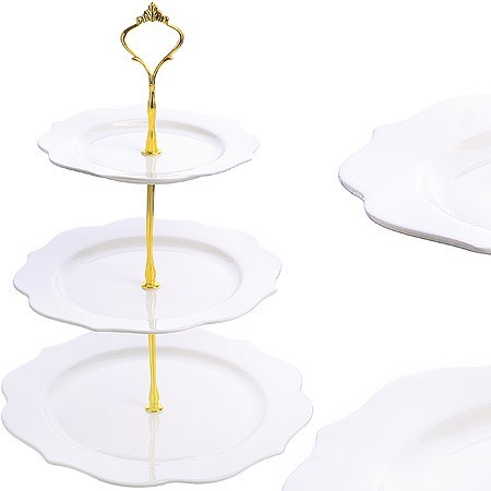 Конфетница 3ярус 18-23-26,5см фарфор LR (60006) Конфетница 3ярус 18-23-26,5см фарфор LR (60006)