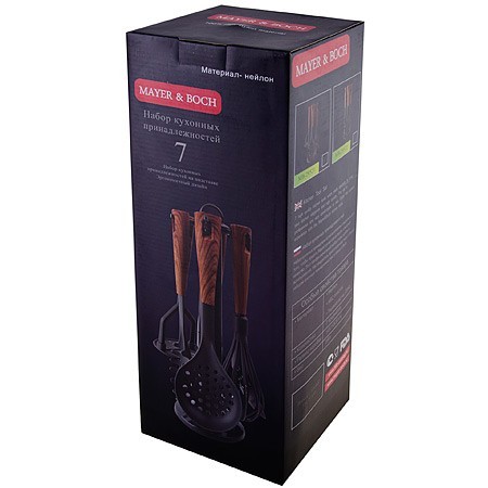 Кухонный набор на подставке 7 пр нейлон/термопластик Mayer&Boch (29521)