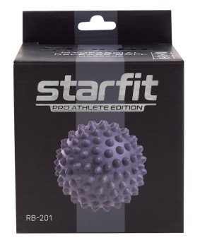 Мяч для МФР STARFIT RB-201, 9 см, поливинилхлорид, массажный, серый (1041686) Мяч для МФР STARFIT RB-201, 9 см, поливинилхлорид, массажный, серый (1041686)