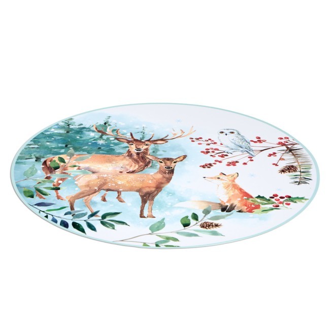 Набор подстановочных салфеток "зимняя сказка" из 4 шт., диаметр=38 см Lefard (771-151) Набор подстановочных салфеток "зимняя сказка" из 4 шт., диаметр=38 см Lefard (771-151)