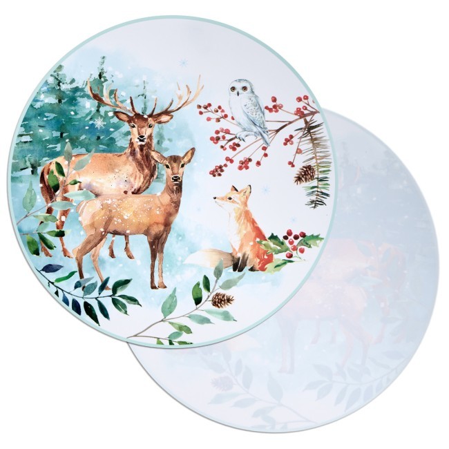 Набор подстановочных салфеток "зимняя сказка" из 4 шт., диаметр=38 см Lefard (771-151) Набор подстановочных салфеток "зимняя сказка" из 4 шт., диаметр=38 см Lefard (771-151)