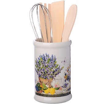 Подставка с кухонными приборами Утренняя свежесть дол/дер/жел LR (60202) Подставка с кухонными приборами Утренняя свежесть дол/дер/жел LR (60202)