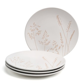 Набор тарелок обеденных bronco "grasses" 4 шт. диаметр=27 см Bronco (191-338-1)