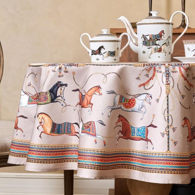 Скатерть круглая "passage"150 см ,капучино, 100% хлопок ,твил Lefard (850-760-24) Скатерть круглая "passage"150 см ,капучино, 100% хлопок ,твил Lefard (850-760-24)