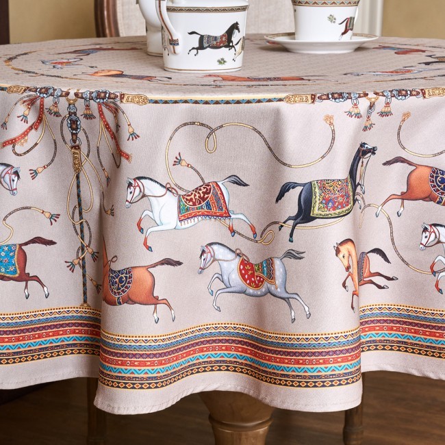 Скатерть круглая "passage"150 см ,капучино, 100% хлопок ,твил Lefard (850-760-24) Скатерть круглая "passage"150 см ,капучино, 100% хлопок ,твил Lefard (850-760-24)