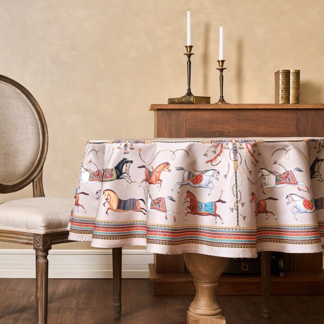 Скатерть круглая "passage"150 см ,капучино, 100% хлопок ,твил Lefard (850-760-24) Скатерть круглая "passage"150 см ,капучино, 100% хлопок ,твил Lefard (850-760-24)