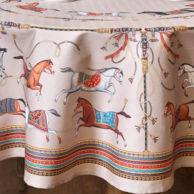 Скатерть круглая "passage"150 см ,капучино, 100% хлопок ,твил Lefard (850-760-24) Скатерть круглая "passage"150 см ,капучино, 100% хлопок ,твил Lefard (850-760-24)