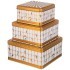 Набор емкостей для хранения "paradise bird" из 3-х штук, 1,9л/3,7л/5,8л Agness (949-041)
