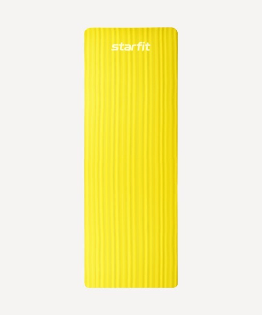 БЕЗ УПАКОВКИ Коврик для йоги и фитнеса STARFIT FM-301, NBR, 183x61x1,5 см, желтый (2134155) БЕЗ УПАКОВКИ Коврик для йоги и фитнеса STARFIT FM-301, NBR, 183x61x1,5 см, желтый (2134155)