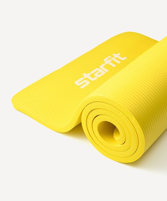БЕЗ УПАКОВКИ Коврик для йоги и фитнеса STARFIT FM-301, NBR, 183x61x1,5 см, желтый (2134155) БЕЗ УПАКОВКИ Коврик для йоги и фитнеса STARFIT FM-301, NBR, 183x61x1,5 см, желтый (2134155)