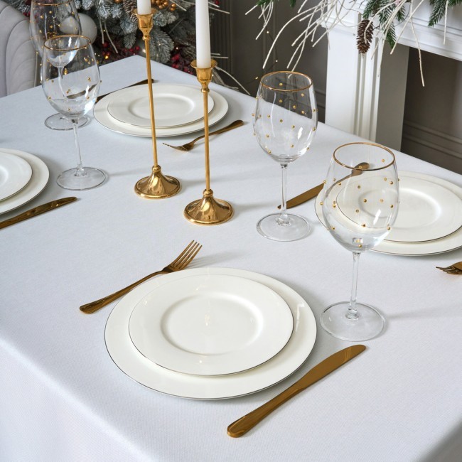 Скатерть 160х400 cm прямоугольная, "феерия. серебро", цвет: белый, tm lefard, полиэстер 100% (кор=1 Lefard (986-004-23) Скатерть 160х400 cm прямоугольная, "феерия. серебро", цвет: белый, tm lefard, полиэстер 100% (кор=1 Lefard (986-004-23)