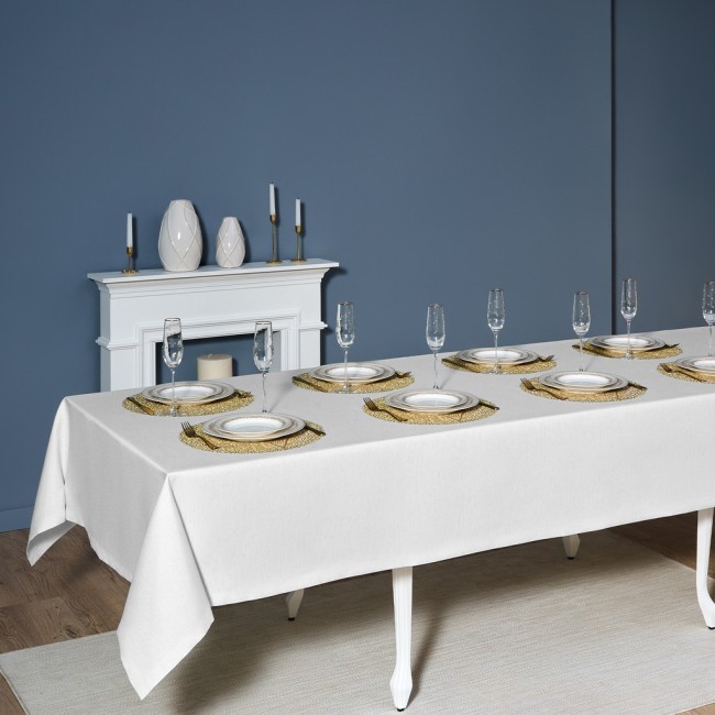 Скатерть 160х400 cm прямоугольная, "феерия. серебро", цвет: белый, tm lefard, полиэстер 100% (кор=1 Lefard (986-004-23) Скатерть 160х400 cm прямоугольная, "феерия. серебро", цвет: белый, tm lefard, полиэстер 100% (кор=1 Lefard (986-004-23)