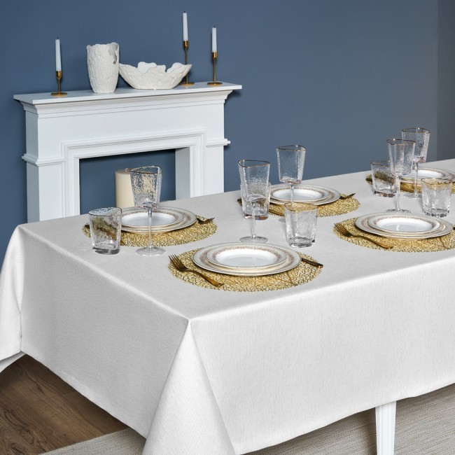 Скатерть 160х400 cm прямоугольная, "феерия. серебро", цвет: белый, tm lefard, полиэстер 100% (кор=1 Lefard (986-004-23) Скатерть 160х400 cm прямоугольная, "феерия. серебро", цвет: белый, tm lefard, полиэстер 100% (кор=1 Lefard (986-004-23)