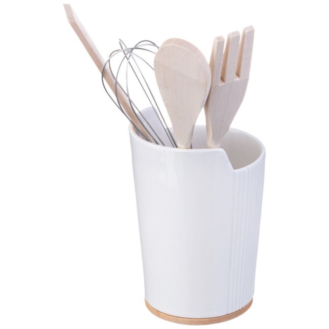 Набор кухонных приборов lefard "native" 4 пр. с подставкой 10*14,5 см Lefard (587-182)