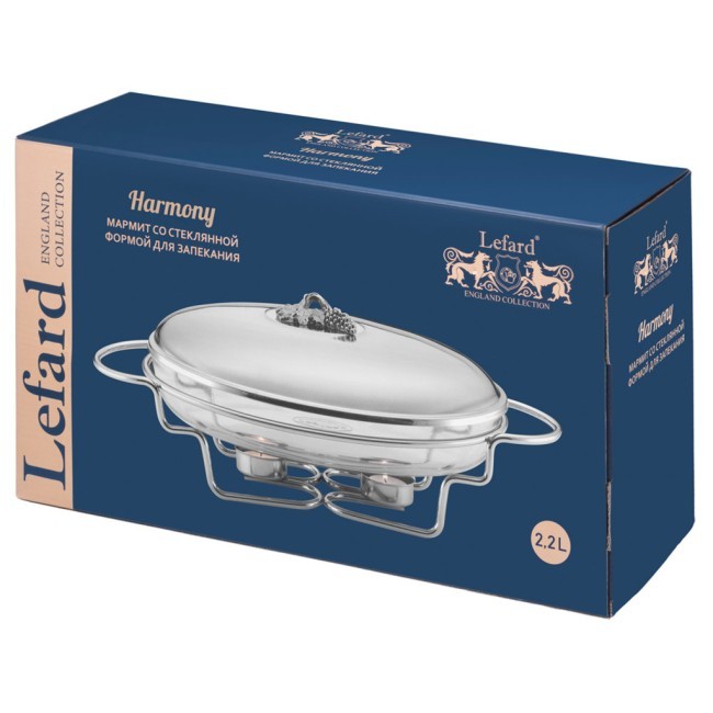 Мармит lefard серия "harmony" со стеклянной формой для запекания, 2,2л Lefard (920-110) Мармит lefard серия "harmony" со стеклянной формой для запекания, 2,2л Lefard (920-110)