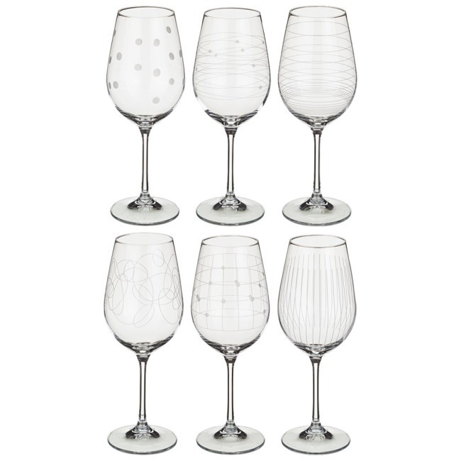 Набор бокалов для вина из 6 шт. "виола микс" 450 мл высота=24 см Bohemia Crystal (674-417) Набор бокалов для вина из 6 шт. "виола микс" 450 мл высота=24 см Bohemia Crystal (674-417)