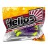 Виброхвост Helios Guru 3,0"/7,62 см, цвет Silver Sparkles & Fio LT 9 шт HS-29-037 (77625)