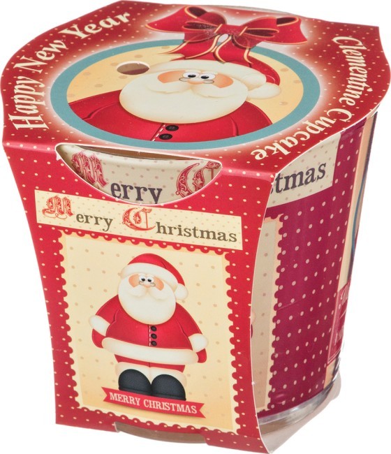 Свеча ароматизированная "happy new year" мандарин высота=8 см. диаметр=9 см. Adpal (348-464) Свеча ароматизированная "happy new year" мандарин высота=8 см. диаметр=9 см. Adpal (348-464)