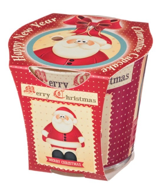 Свеча ароматизированная "happy new year" мандарин высота=8 см. диаметр=9 см. Adpal (348-464) Свеча ароматизированная "happy new year" мандарин высота=8 см. диаметр=9 см. Adpal (348-464)