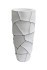 Кашпо d30*69см белое с золотом (TT-00008329)