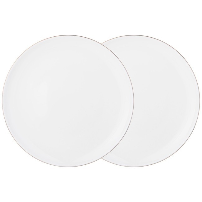 Набор тарелок обеденных lefard "кристал'' голд  2 шт. 26,5 см Lefard (414-051)