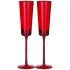Набор бокалов для шампанского из 2-х штук "rocky red" 180мл Lefard (887-422)