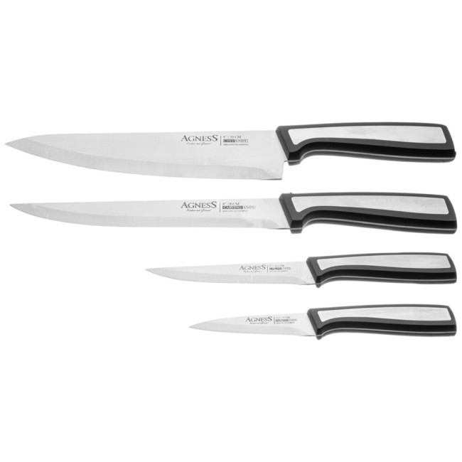 Набор ножей agness с магнитным держателем, 5 предметов Agness (911-777)