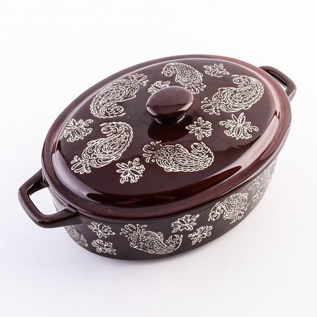 Кастрюля с крышкой 850 мл керамика LR (60368) Кастрюля с крышкой 850 мл керамика LR (60368)