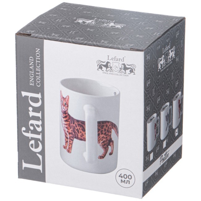 Кружка lefard "bengal cat" 400мл 8*7*10.8cm Lefard (260-935)