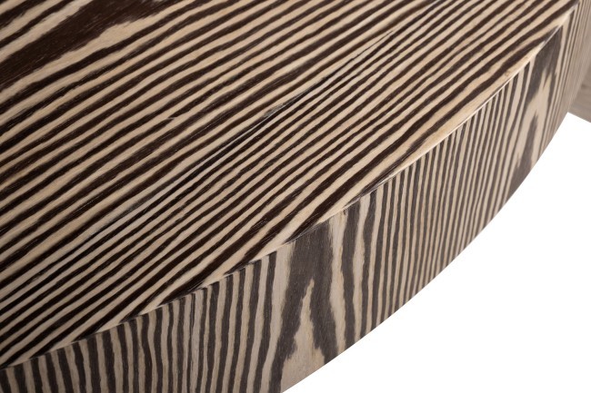 Стол журнальный Zebrano d140*42см (TT-00015008)