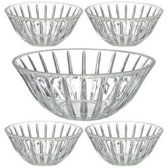 Набор салатников из 5 шт. "lines" 1600 мл/300 мл Lefard (691-066) Набор салатников из 5 шт. "lines" 1600 мл/300 мл Lefard (691-066)