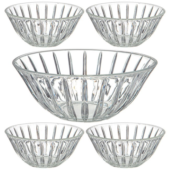 Набор салатников из 5 шт. "lines" 1600 мл/300 мл Lefard (691-066)