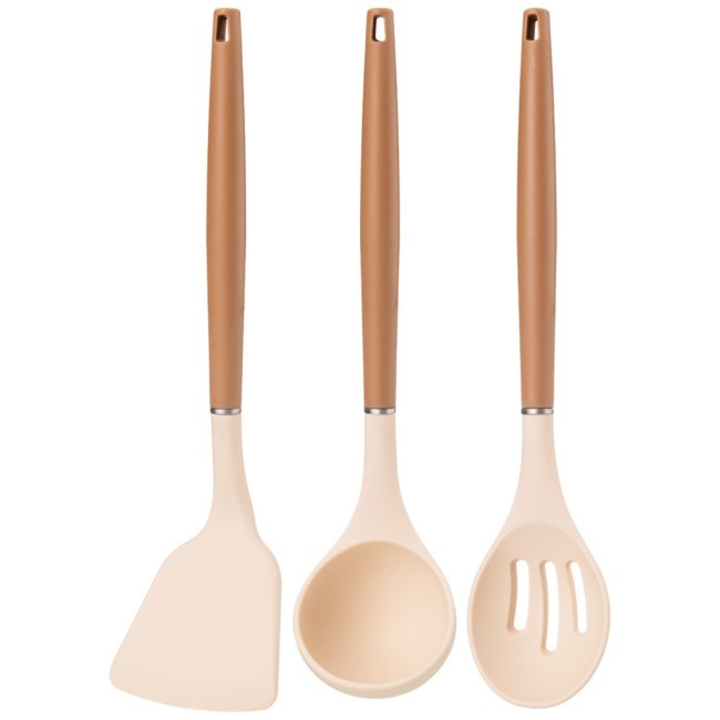 Набор agness из 9пр: 5 ножей, половник, лопатка и шумовка, вращающаяся подставка Agness (671-204)