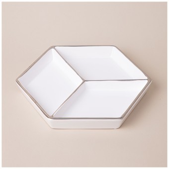 Менажница 3 секции 25х21х3 см Lefard (763-154)