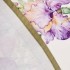 Скатерть круглая "ирисы" 190см ,белый, 100% хлопок, твил, с пропиткой SANTALINO (850-743-22)