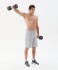 Гантель гексагональная STARFIT DB-301PRO 12 кг, обрезиненная, черный (2115113)