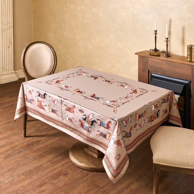 Скатерть "passage" 140х180см ,капучино, 100% хлопок с пропиткой,твил Lefard (850-760-2) Скатерть "passage" 140х180см ,капучино, 100% хлопок с пропиткой,твил Lefard (850-760-2)