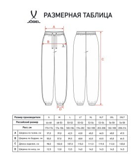 Брюки спортивные JÖGEL ESSENTIAL Club Cotton Pants Z4, темно-синий (2130792)