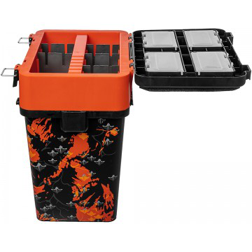 Ящик для зимней рыбалки Helios Shark двухсекционный 19л HS-IB-19-SHO (83470) Ящик для зимней рыбалки Helios Shark двухсекционный 19л HS-IB-19-SHO (83470)