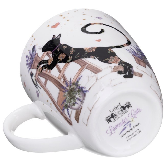 Кружка lefard "лавандовые коты" 430 мл Lefard (425-163) Кружка lefard "лавандовые коты" 430 мл Lefard (425-163)