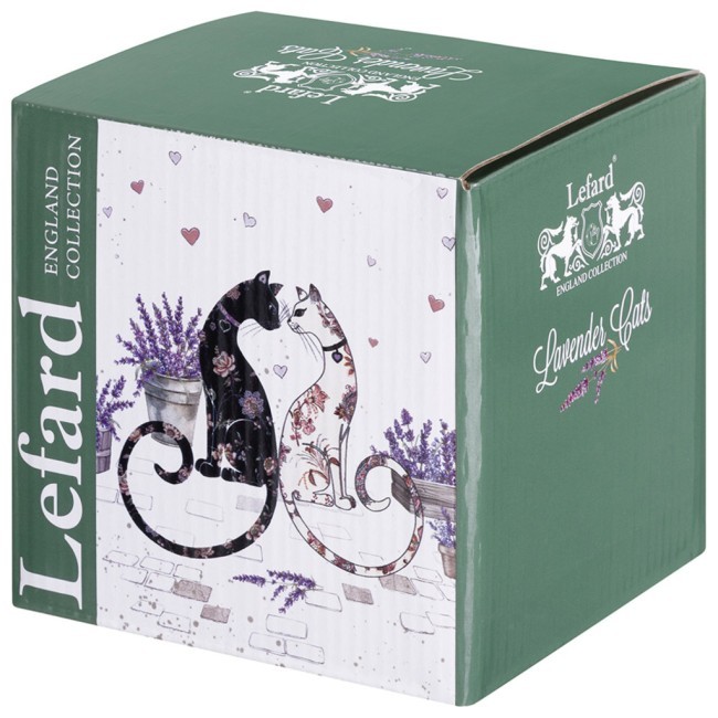 Кружка lefard "лавандовые коты" 430 мл Lefard (425-163) Кружка lefard "лавандовые коты" 430 мл Lefard (425-163)