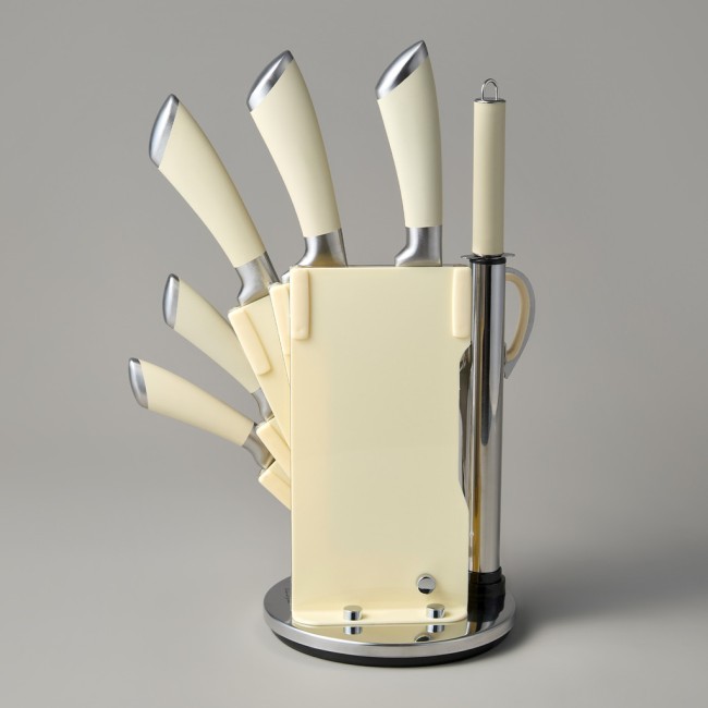 Набор ножей agness нжс  на пластиковой вращающейся подставке 8 пр. Agness (911-502)