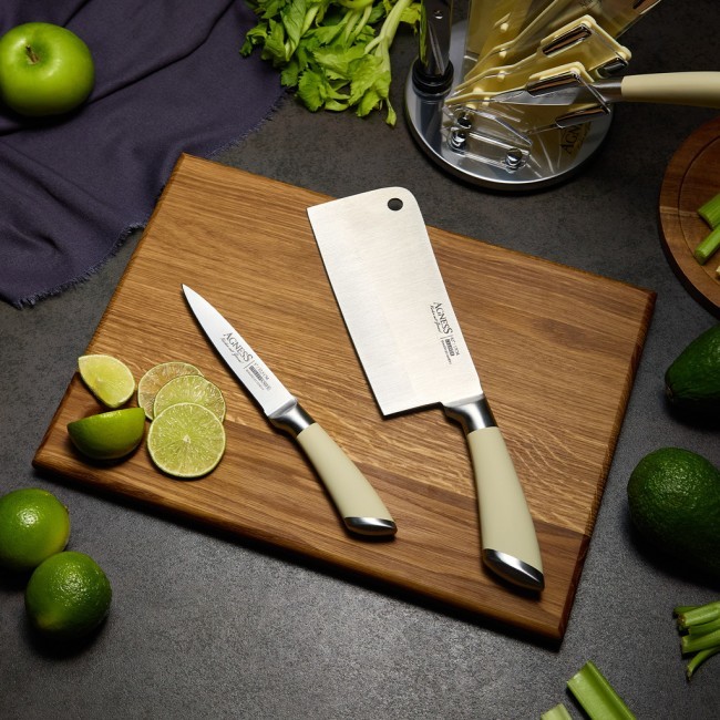 Набор ножей agness нжс  на пластиковой вращающейся подставке 8 пр. Agness (911-502)