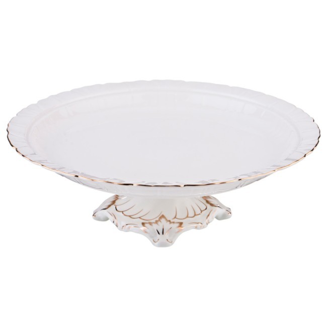 Тортовница на ножке диаметр=28см с крышкой Lefard (590-241)