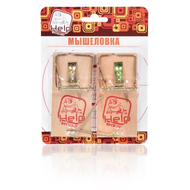 Мышеловка Help деревянная 2 шт 80265 (62907) Мышеловка Help деревянная 2 шт 80265 (62907)
